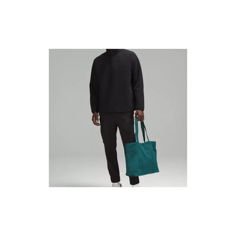 Lululemon Recycled Nylon Tote Bag Shopping Bag Shoulder Bag Handbag Unisex Storm Teal-3