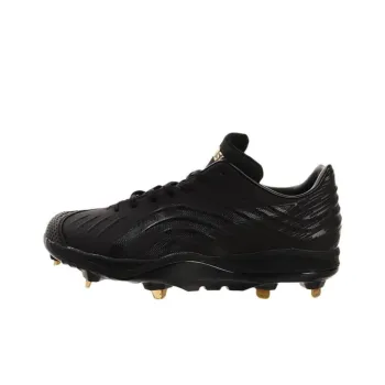 Asics Goldstage Low Top Upper Height Slip Resistant And Abrasion Resistant Functionality Baseball Shoes Men's Black