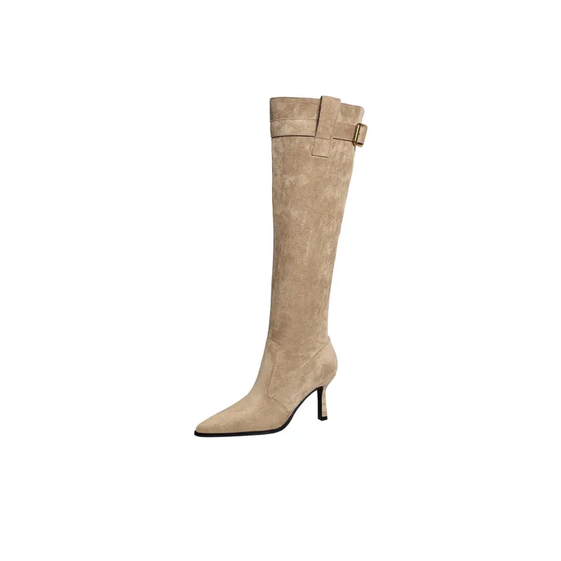 QITUMAUL Knee high Boots Women's-6