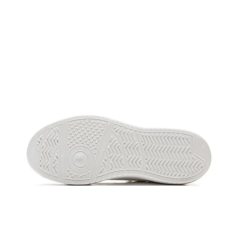 LiNing Yuanbao Pure Anti Slip Wear Resistant Low Top Skateboard Shoes Women's White Pink-4