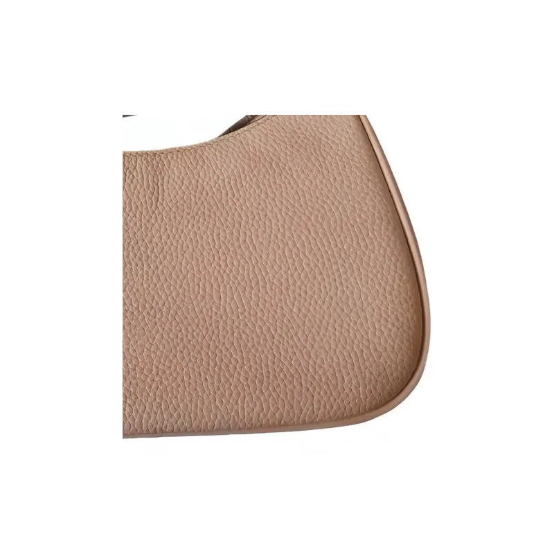 MICHAEL KORS Litchi Grain Leather Shoulder Bag, Crossbody Bag Medium Size Women's Nude Pink-3