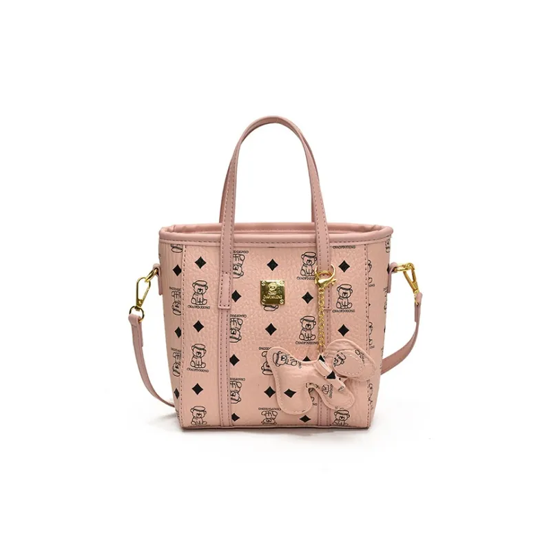 Yalu PU Tote Handbag Shoulder Bag Crossbody Bag Women's Brown/White/Pink/Black-14