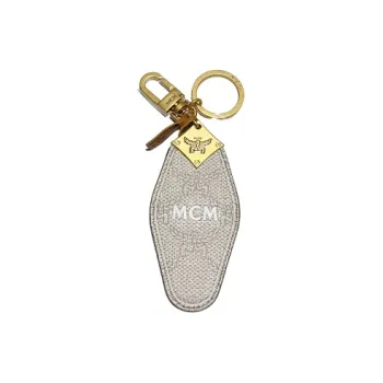 MCM Artificial Leather, Metal Keychains Unisex