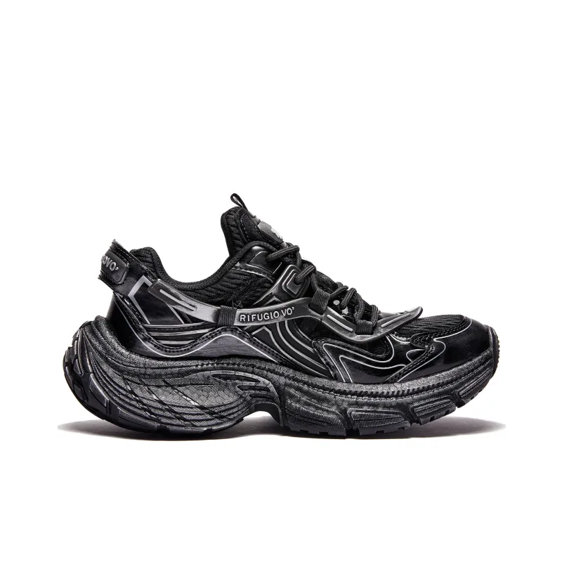 RIFUGIO VO' Abrasion Resistant Height Increasing Low Top Chunky Sneakers Unisex-29