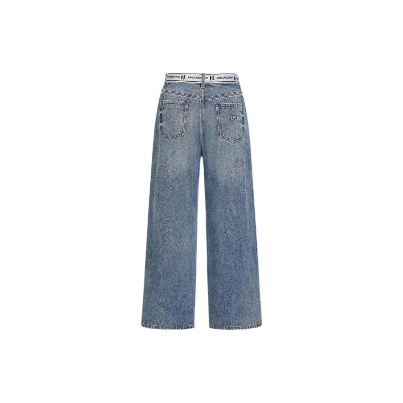 KARL LAGERFELD FW24 Jeans Men's Dark Blue-1