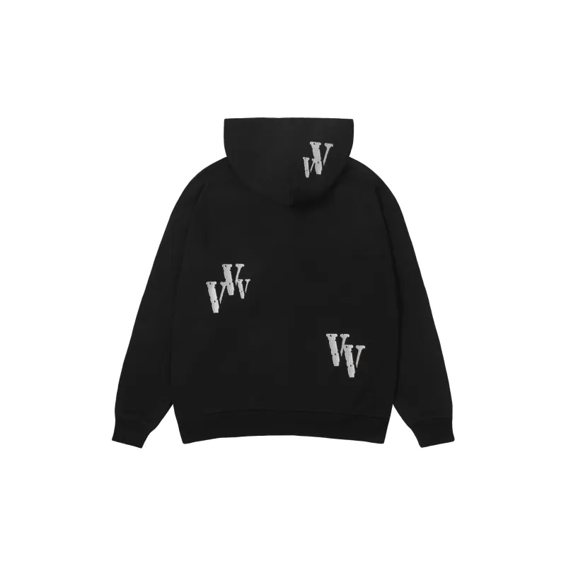 VLONE Sweatshirt Unisex Black Silver-1