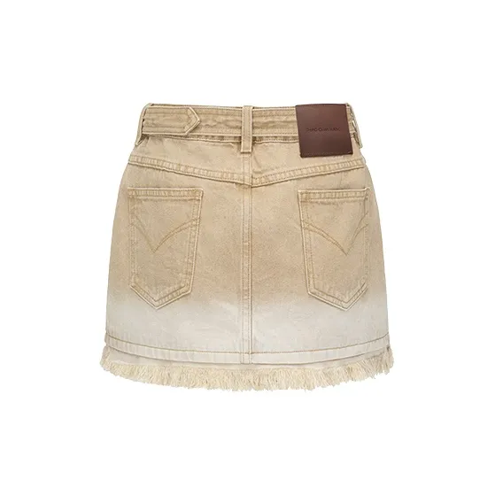 Feng Chen Wang Cargo Short Skirts Women's Khaki-1
