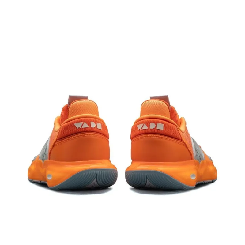LiNing All City 12 Anti Slip Wear Resistant Low Top Basketball Shoes Men's Orange-4