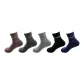 Dark Coffee+Dark Gray+Light Gray+Black+Navy Blue (5 Pack)