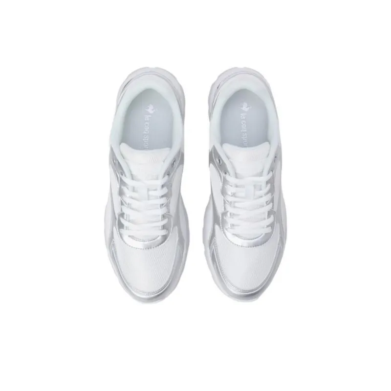 Le Coq Sportif Anti Slip Wear Resistant Low Top Running Shoes Women's White-2