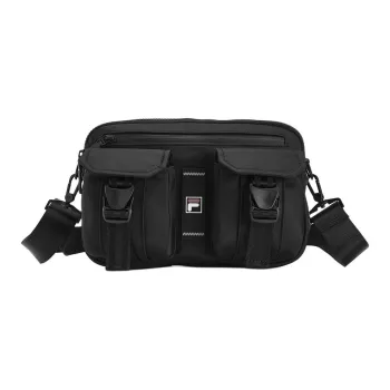 FILA Fabric Crossbody Bag Extra Small Men's Black