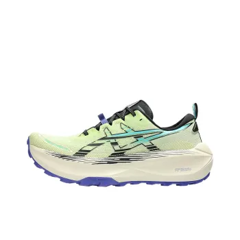 Asics TRABUCO Max 4 Cushioning Low Top Running Shoes Men's Black Green