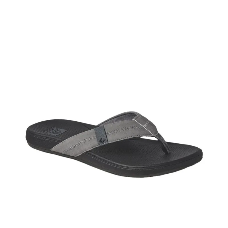 REEF Slip-Resistant Flip Flops Men's Gray Black-2