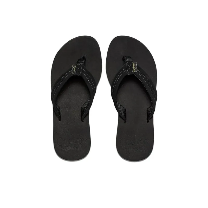 REEF Abrasion-Resistant Slip-Resistant Flip Flops Women's Black-3