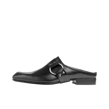 Jimmy Choo Prism Closed Toe Slippers Men's Black