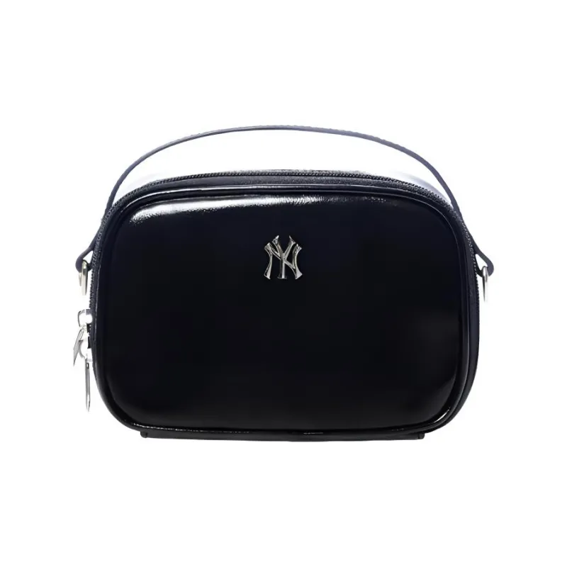 MLB Polyurethane Makeup Bag & Travel Storage Bag Women's Black-0