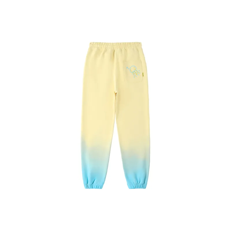 LAMLICKA Casual Pants Unisex Light Yellow-1