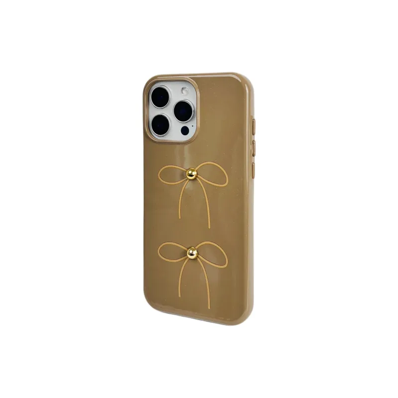 Wei Xin TPU Material Glitter Thread Bowknot Phone Cases Compatible With IPhone 16/15 Pro Max/Apple 13/14 Pro/Max-10