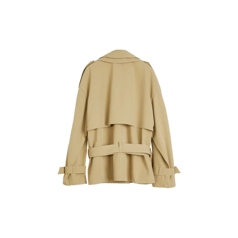 ELLE Trench Coats Women's-3