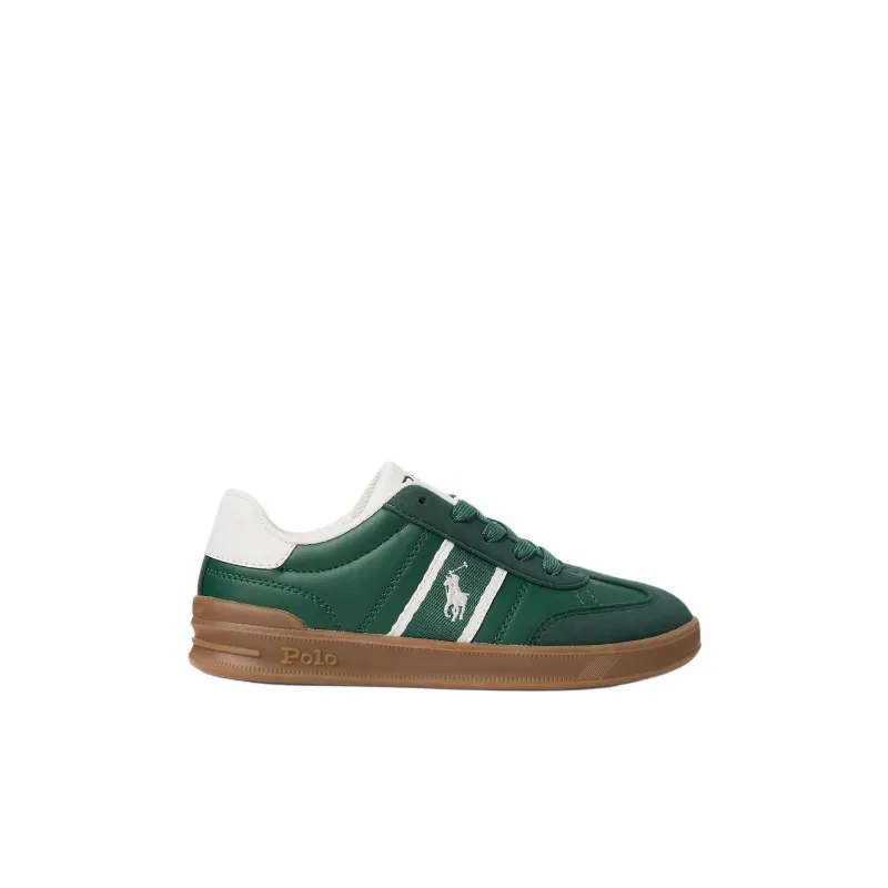 Polo Ralph Lauren Heritage Court III Low-Top Kids' Skateboarding Shoes Green Kids'-1