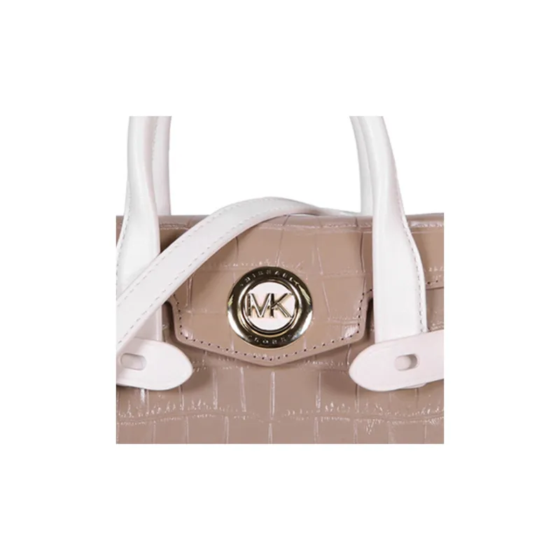 MICHAEL KORS Carmen Cow Leather Crossbody One Shoulder Handbag Mini Women's Light Umber-2