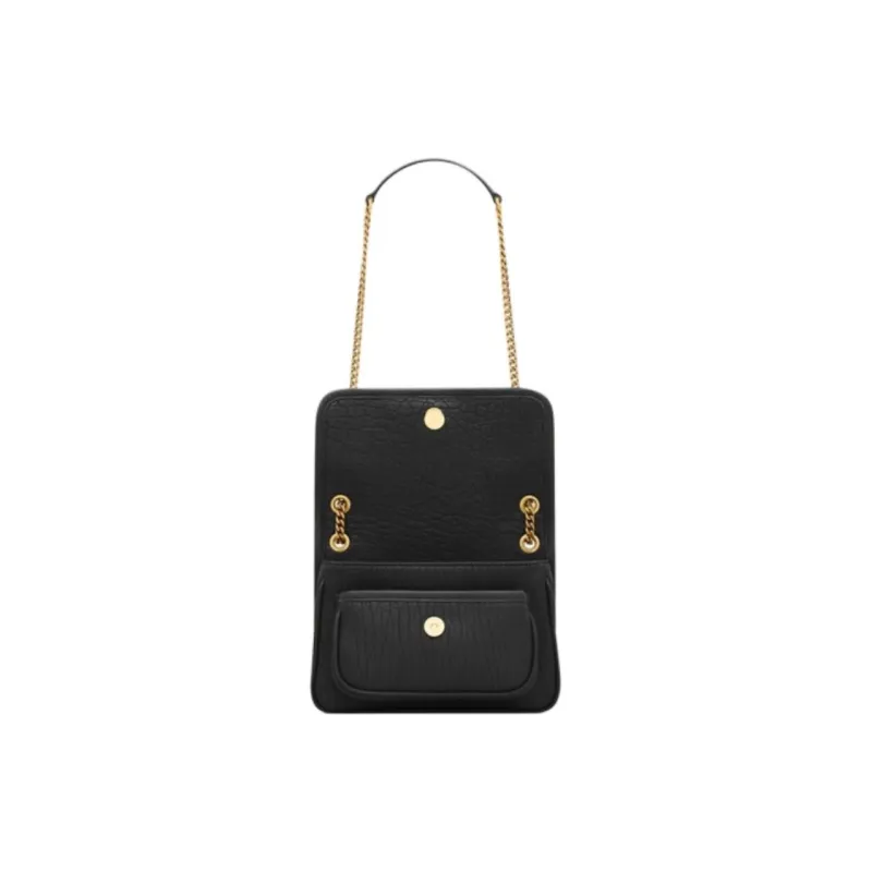 SAINT LAURENT Niki Sheepskin Crossbody Bag, Shoulder Bag Mini Women's Black-5