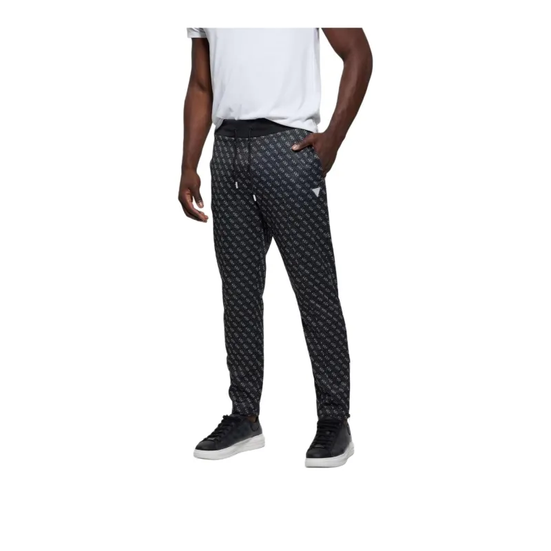 GUESS Knitted Sports Pants Men's Black-0