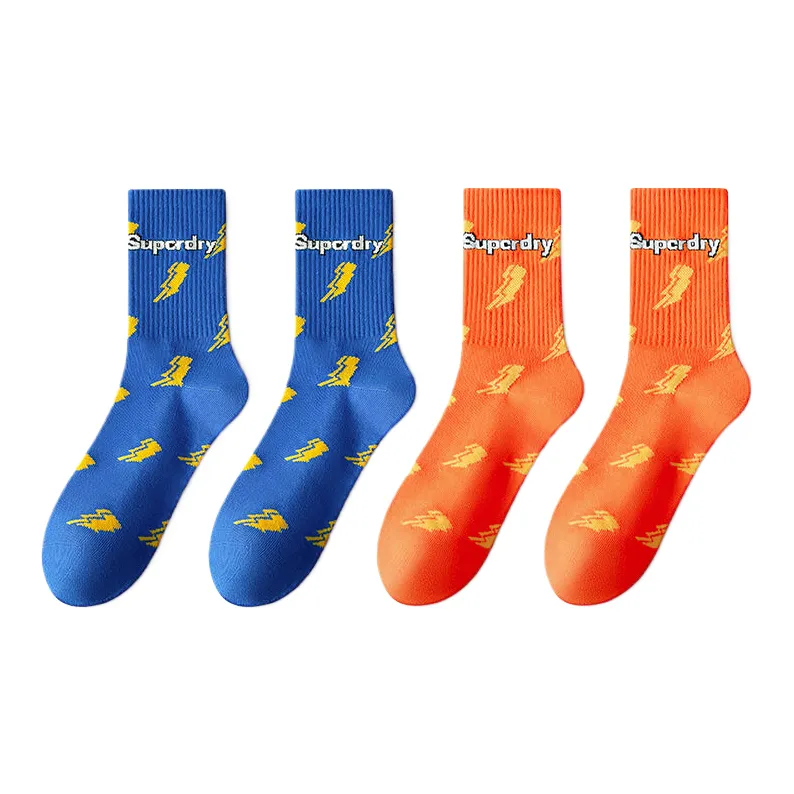 Cotton Gene Mid Calf Socks Men's 4 Pack-4