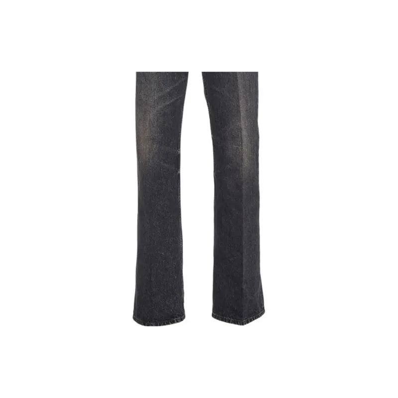 Ferragamo Stonewashed Denim Straight leg Jeans-5