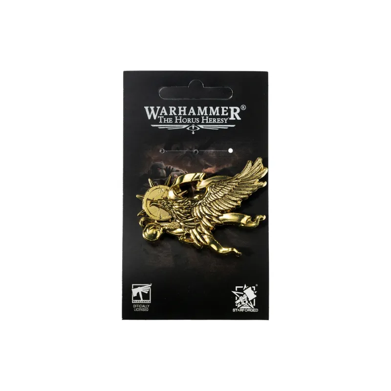 STARFORGED Warhammer 30K Burning Galaxy Emperor's Son Honor Warband Badge Brooch Merch Star Forge Badges-3