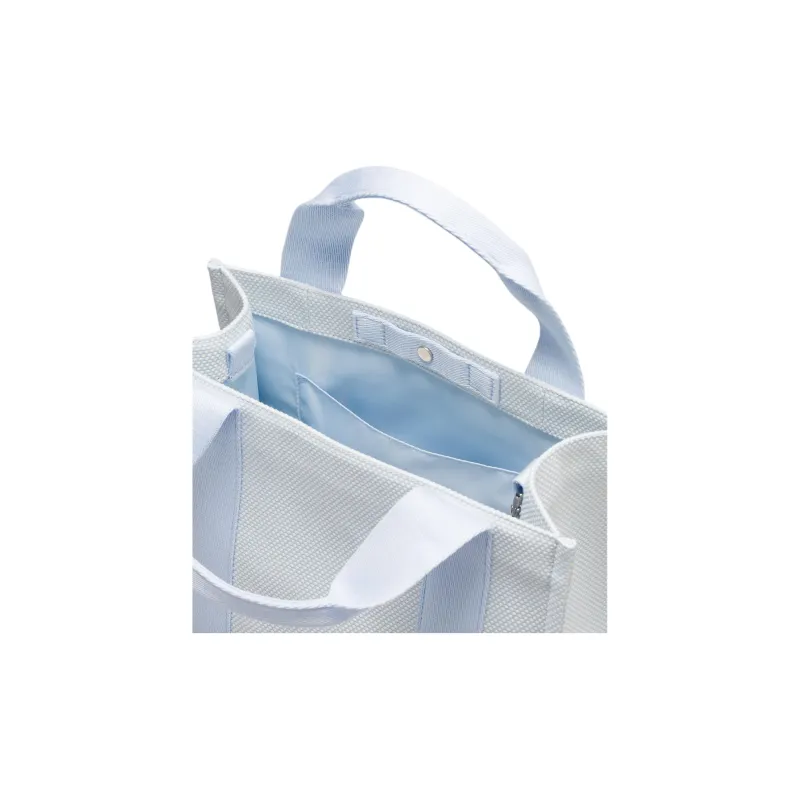 Lululemon Cotton Blend Canvas Shoulder Bag, Crossbody Bag, Handbag Mini Women's Pinwheels Light Blue With Light Ivory-5