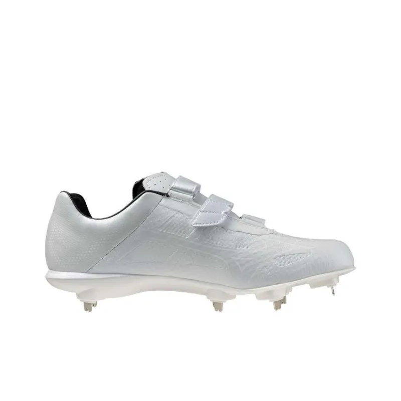 Mizuno Low Top Upper Height Cushioning Functionality Baseball Shoes Unisex White-1