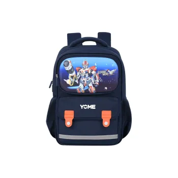 YOME Polyester Spine Protection Reducing Load Student Backpack Regular Kids' Multicolor
