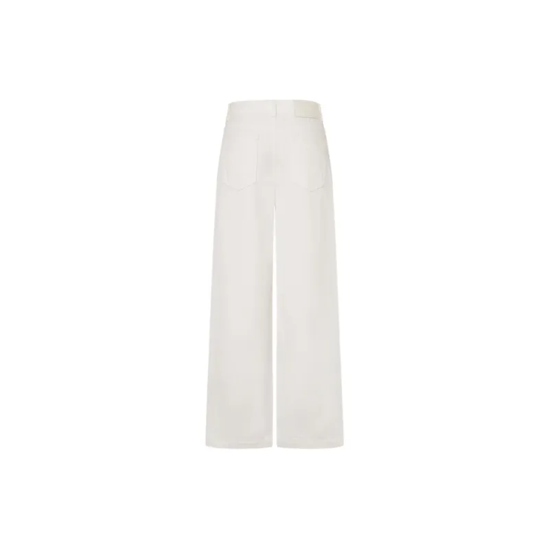 MO&CO Jeans Women's Denim White-1
