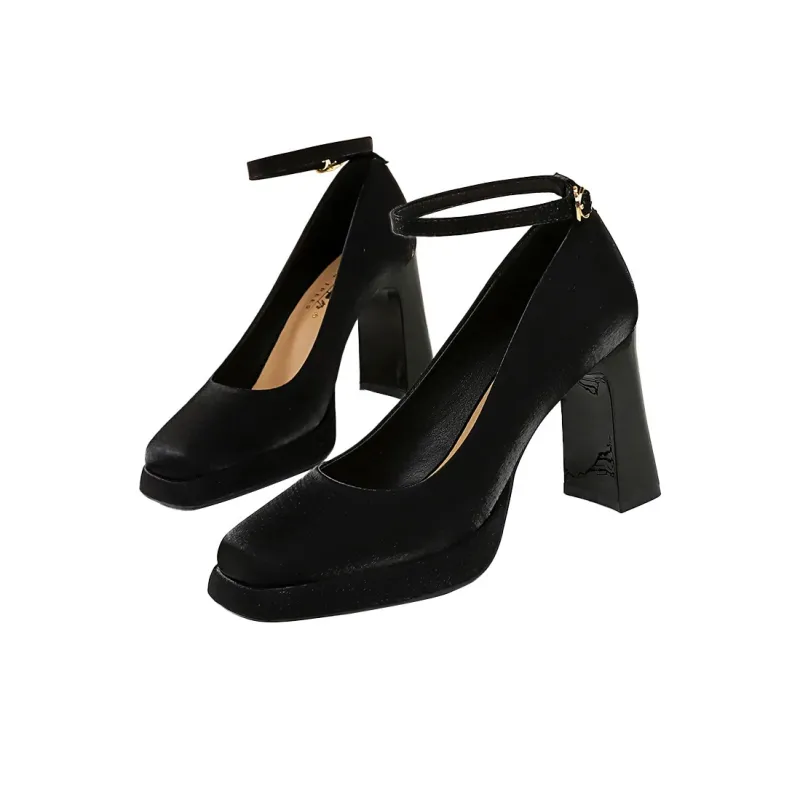 QITUMAUL Mary Jane Shoes 9cm Women's-2