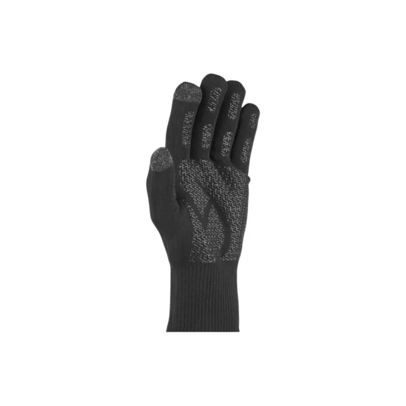 SEALSKINZ Wool Knit Gloves Unisex Black-2