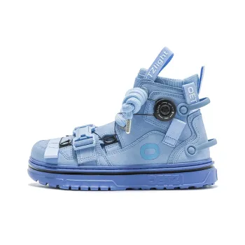 OETZI Ice Man Oz High Top Skateboard Shoes Unisex Light Blue
