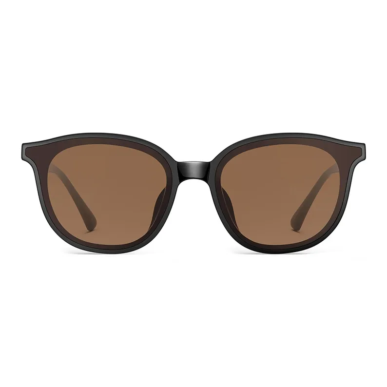 LOHO Plate Frame Round Sunglasses Women's-8