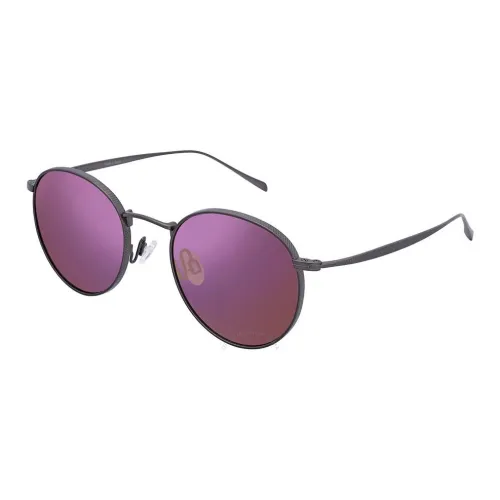 Maui Jim Metal Round Sunglasses Unisex Gray