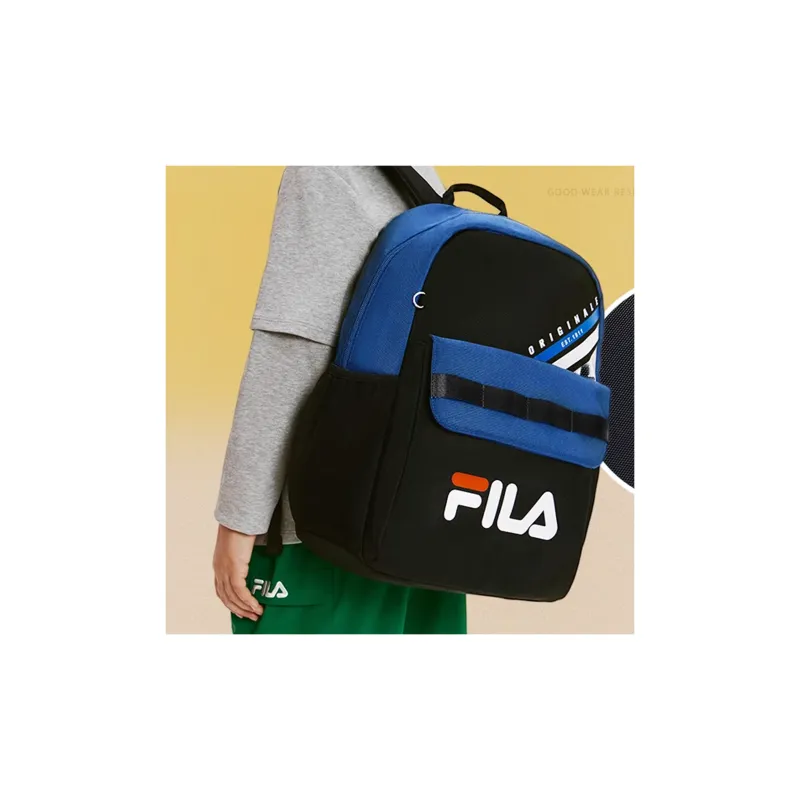 FILA Nylon Backpack Medium Size Men's Knight Blue-1
