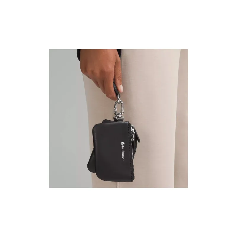 Lululemon Recycled Polyester Coin Purse Unisex Black-4