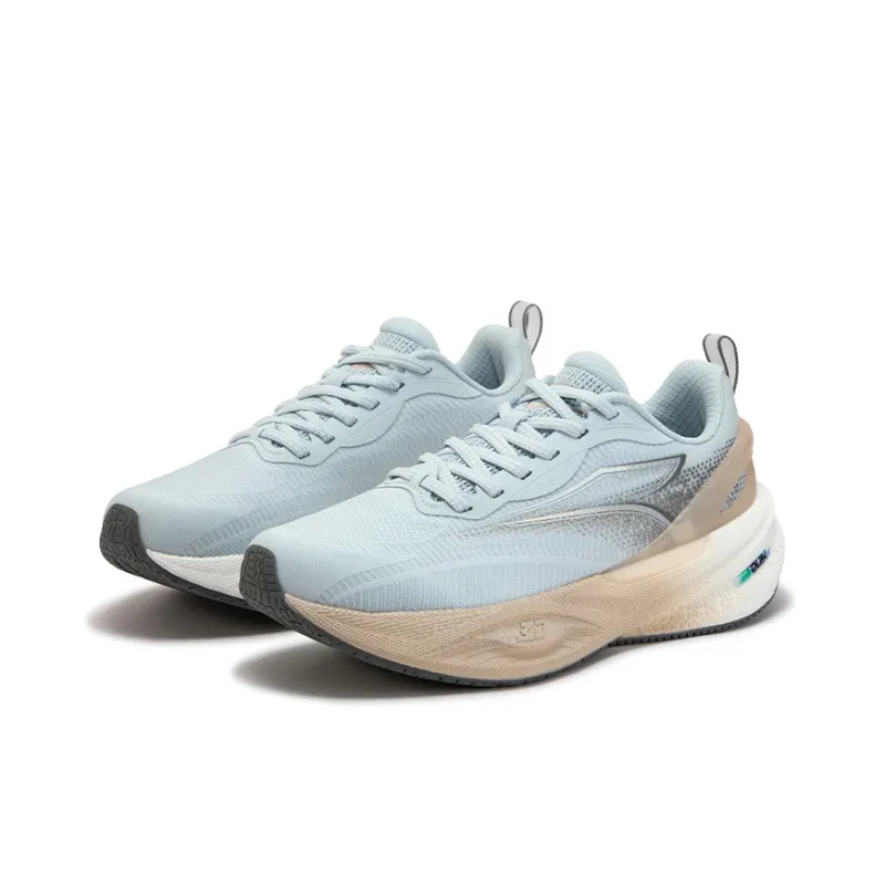 361° Speed Boost CQT2.0 Cushioned Slip Resistant Breathable Low Top Casual Running Shoes Unisex Blue Brown-2