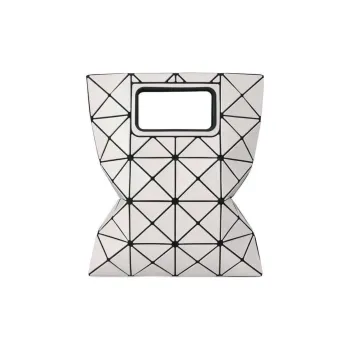 ISSEY MIYAKE Nylon Handbag Small Size Women's Light Pink