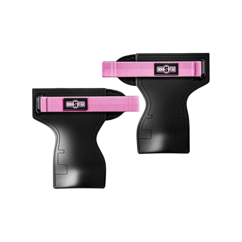 INNSTAR Power Lacing Protective Palm Guards Barbie Pink Rubber NBR Steel Adults-0