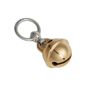HERMES Permanent Brass Palladium-Plated Brass Accessories Women's Copper