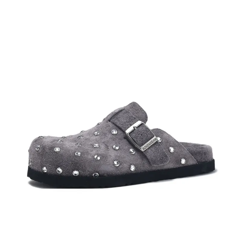 BELLALILY Abrasion Resistant Wrap toe Slippers Women's-1