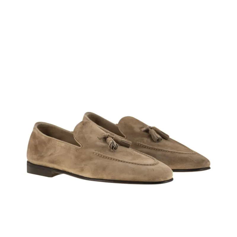 Brunello Cucinelli Fringed Slip On Loafers-4