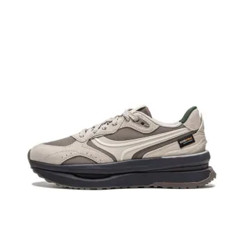 LiNing Zhengrong Cushioning Slip Resistant Breathable Support Rebound Low Top Casual Shoes Women's Gray Brown