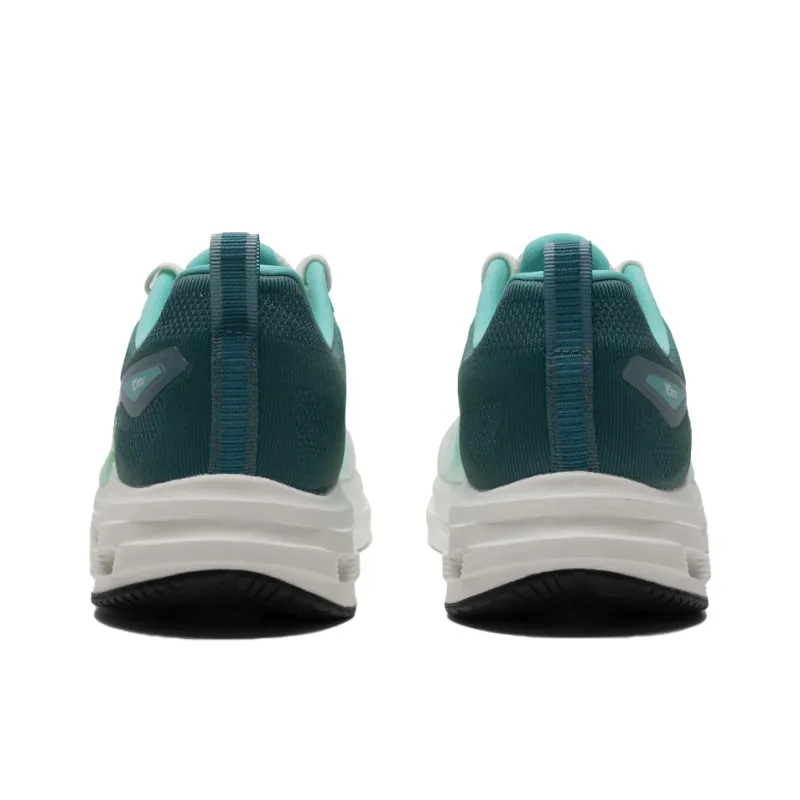 XTEP Breathable Lightweight Low Top Running Shoes Men's White Green-8