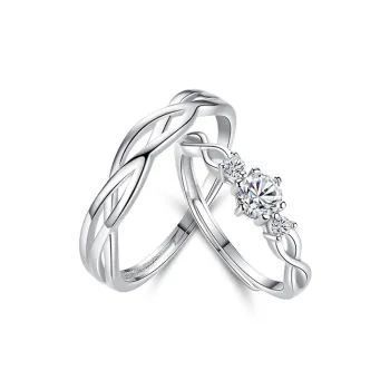CHINA GOLD 999 Fine Silver Rings Unisex